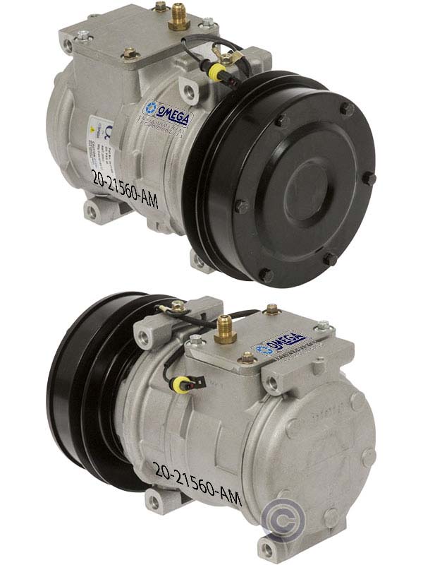 Klimakompressor 10PA17C WITH CLUTCH 1GR 146mm 12V Hischier 12V