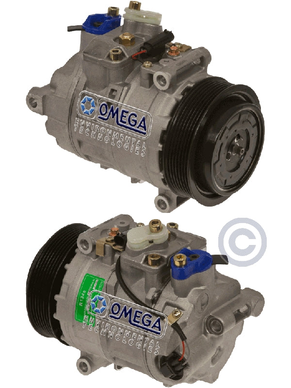 Klimakompressor 7SEU16C PV7 120MM MERCEDES C230 02-05 Hischier 12V