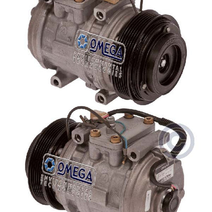 Klimakompressor 10PA15C PV6 4.75IN 88-93 MERCEDES REAR SW Hischier 12V