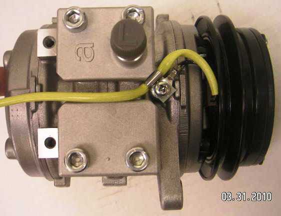 Klimakompressor 10PO8E 1GR 121MM 12V KUBOTA L4610 Hischier 12V