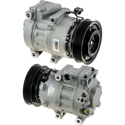 Klimakompressor VS18 PV6 124MM 07-09 HYUNDAI SANTA FE 2.7L Hischier 12V