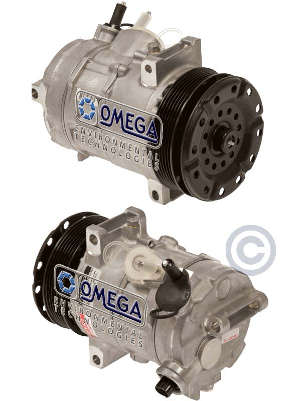 Klimakompressor 6SEU16C PV6 120MM 07-10 CHRYS SEBRING/08-12 DODGE A Hischier 12V