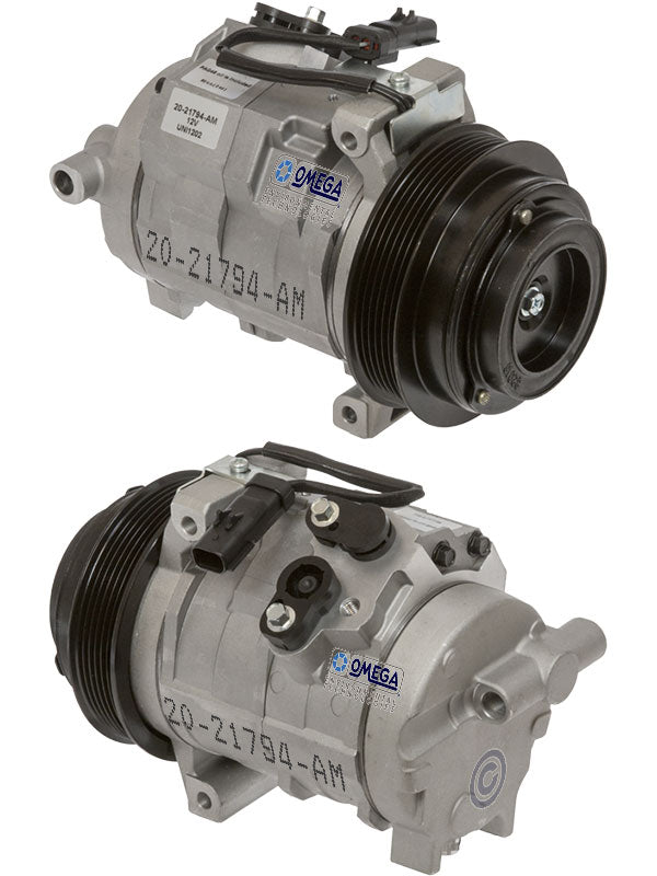 Klimakompressor 10S20C PV6 125MM 12V CHRYS TOWN/COUNTRY DODGE GRAND CAR Hischier 12V