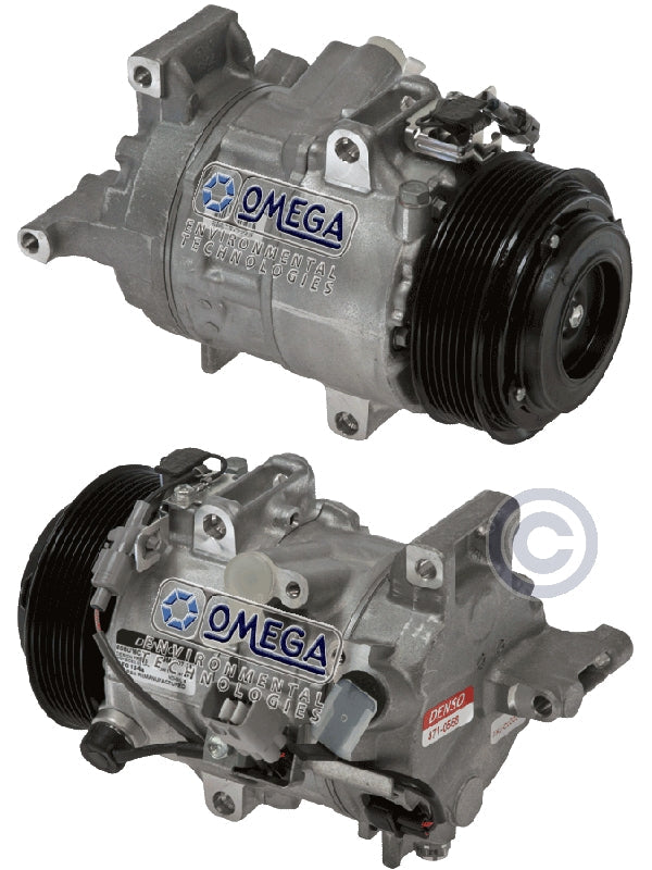 Klimakompressor 6SBU16C PV7 119MM 12V 06 LEXUS GS300/ 07-11 GS350/ 06 Hischier 12V