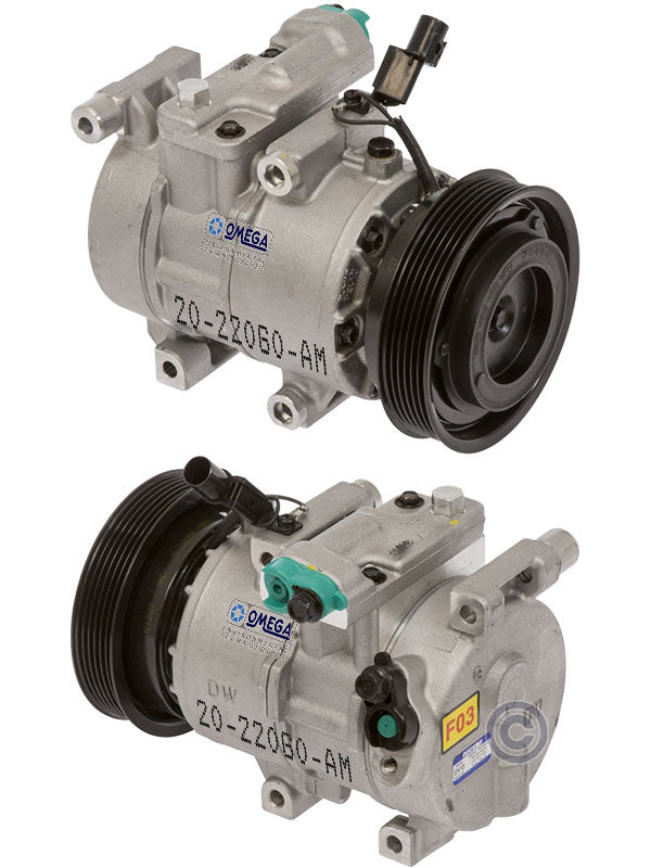 Klimakompressor 6SBU16 PV6 12V 977012F031 KIA CERATO 06-07 Hischier 12V