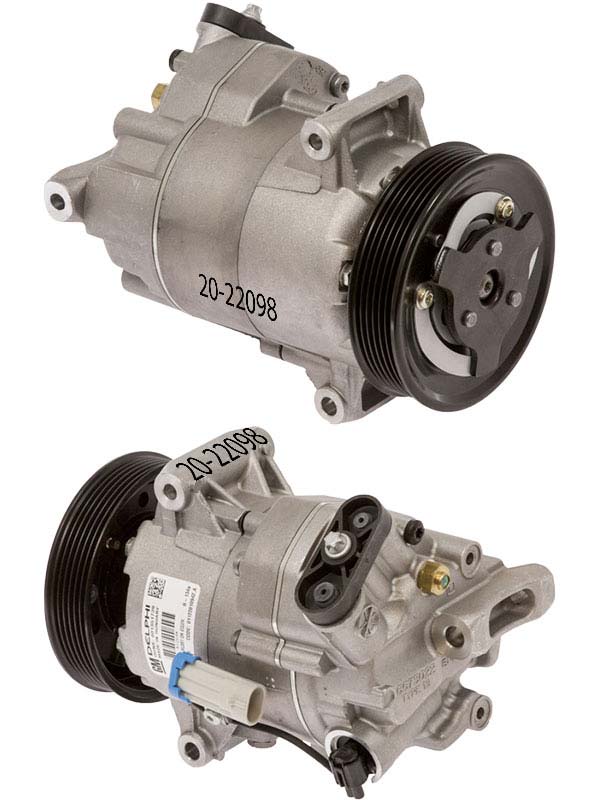 Klimakompressor CVC PV6 12V 11 CHEV CRUZE 1.8L Hischier 12V