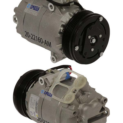 Klimakompressor CVC PV5 105MM 12V OPEL CORSA MERIVA ASTRA MONTANA FIAT Hischier 12V