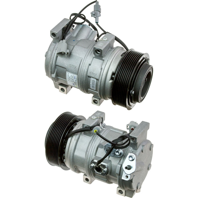 10SR19C R134a 12V Klimakompressor mit 8-Rillen Riemenscheibe Hischier 12V