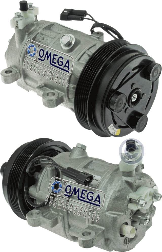 Klimakompressor 6C17 PV6 90-93 CHYSLER/DODGE V6 Hischier 12V