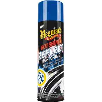 Meguiar's Hot Shine Reflect Tyre Shine, Reifenschwärzer, 425 g - Hischier Auto AG