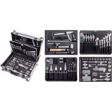 Werkzeugkoffer B147, 1/4+1/2, 158-tlg. 202.147.000