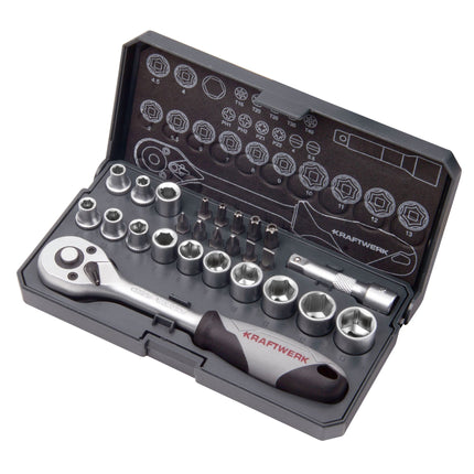 Steckschlüssel-Satz, Basic, 1/4, 26-tlg. 204.100.000 - Hischier Auto AG