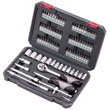 Steckschlüssel-Satz, 1/4, 82-tlg. 204.101.001 - Hischier Auto AG