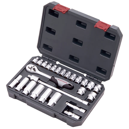 Steckschlüssel-Satz, 3/8, 26-tlg. 204.102.100 - Hischier Auto AG