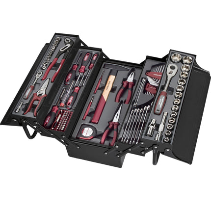 Werkzeugkiste, bestückt, 1/4 + 1/2, 106-tlg. 206.000.000 - Hischier Auto AG