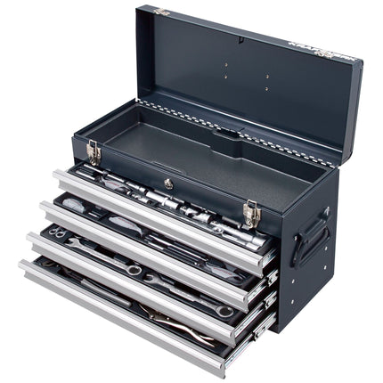 Werkzeugkiste Basic-Line, 1/4 + 1/2, 100-tlg. 206.100.000 - Hischier Auto AG
