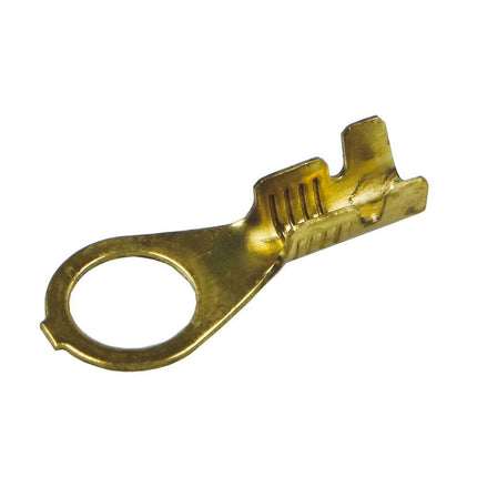 Lochkabelschuhe 6mm Messing blank 1.5mm² 210615 - Hischier Auto AG