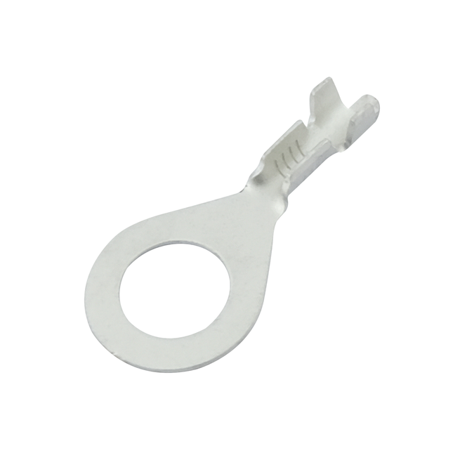 Lochkabelschuhe M8 0.5 - 1.5 mm2, Messing blank