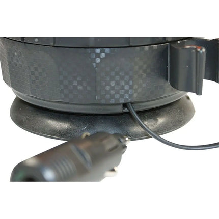 LED-Blitzleuchte Galaxy gelb 12/24 V Magn. rotierendes Lichtmuster - 1 - Stück Sacex