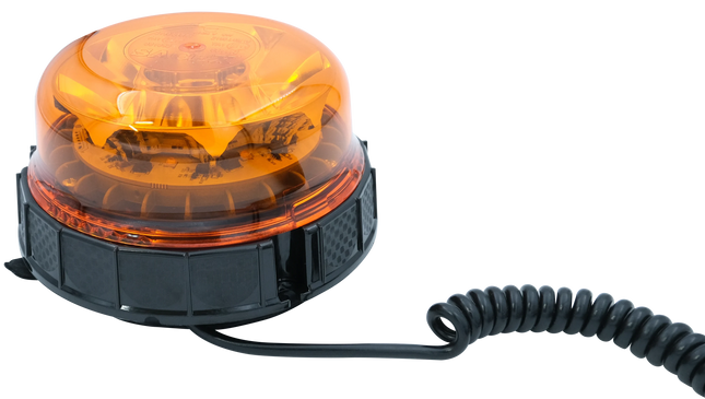 LED-Rundumleuchte Pegasus, Gelb, 12/24 V, mit Deutsch Stecker - 1 - Stück Sacex
