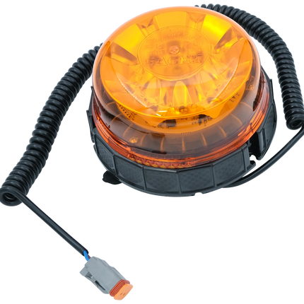 LED-Rundumleuchte Pegasus, Gelb, 12/24 V, mit Deutsch Stecker - 2150LV5/DT2 - 1 - Stück Sacex