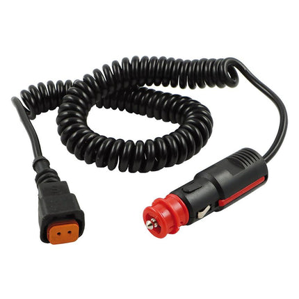 Spiralkabel mit Deutsch-Stecker 2-pol.