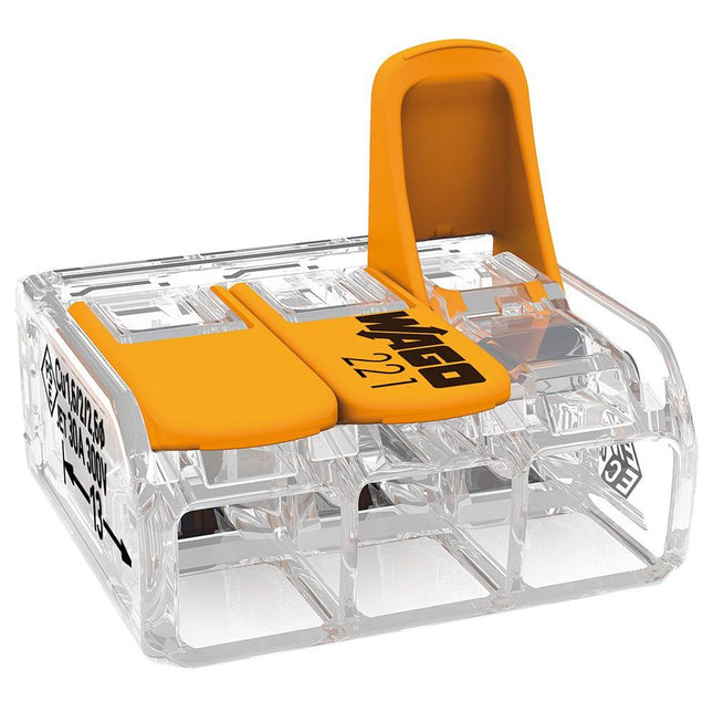 Verbindungsklemme 3-pol. bis 6.0 mm2