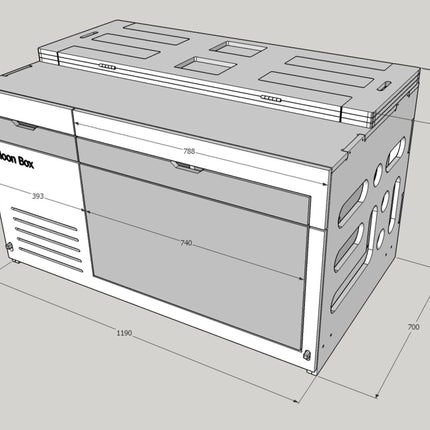 Moonbox Campingbox Van/Bus 124 Premium Moonbox