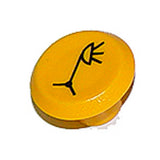 Pneutron Emblem "Arbreitsscheinw. gelb" 23