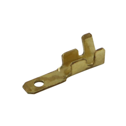 Flachsteckzungen 2.8/0.5mm, Messing blank