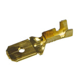 Flachsteckzunge Messing blank 6.3mm 240615