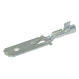 Flachsteckzunge versilbert mit Rastnase 6.3 mm 240615LE