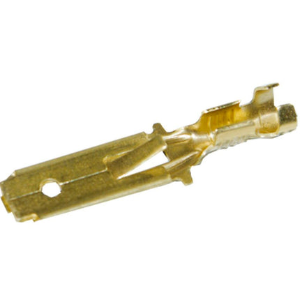 Flachsteckzunge Messing mit Rastnase 6.3mm 240625NE - Hischier Auto AG