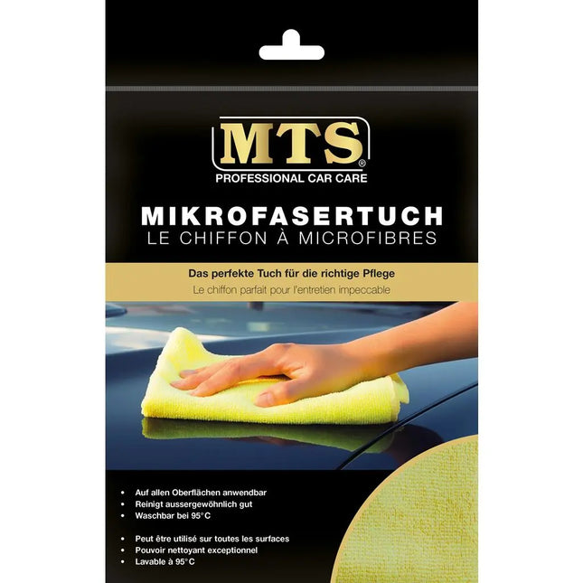 MTS Mikrofasertuch, Gelb, 40 x 40 cm -