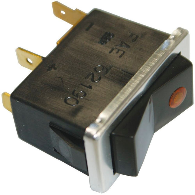 Wippschalter mit Bel. gelb 0-1 (6219)