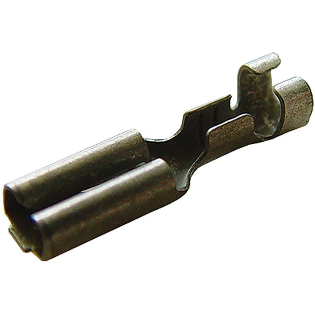 Flachsteckhülsen blank mit Nase 2.8/0.8