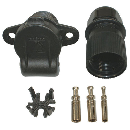 Steckdose 2-pol. 15 A, 2.5 mm2