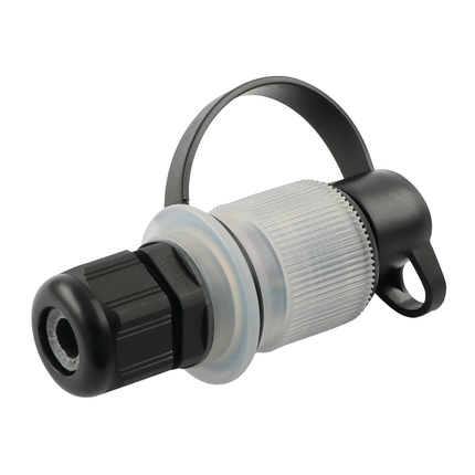 Stecker 3-pol. Typ Cobo m. LED+Sicherung 10A