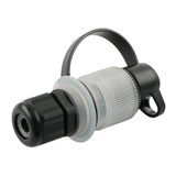 Stecker 3-pol. Typ Cobo m. LED+Sicherung 10A 25036200K/LED