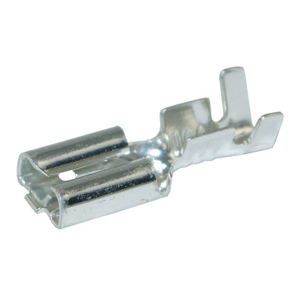 Flachsteckhülsen mit Nase 4.8 mm verzinnt