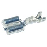 Flachsteckhülsen versilbert mit Rastnase 6.3mm 250615LE