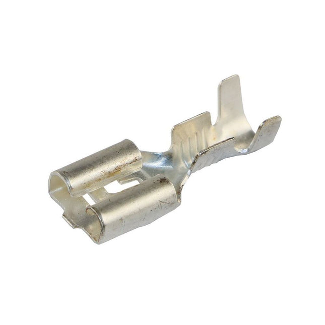 Flachsteckhülsen versilbert mit Rastnase 6.3 mm 250625LA - Hischier Auto AG