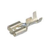 Flachsteckhülsen versilbert mit Rastnase 6.3 mm 250625LA