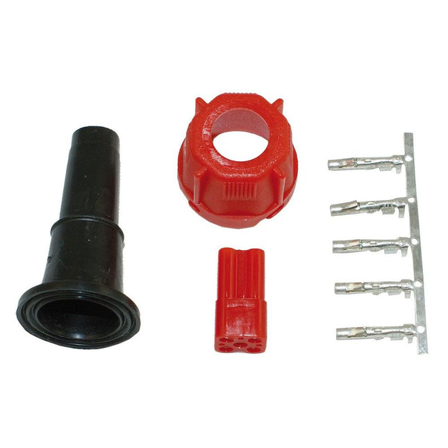 Stecker-Set 5-pol rot zu Ajba/Radex