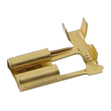 Fahnen-Flachsteckhülsen blank 6.3mm 251615