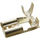 Fahnen-Flachsteckhülsen versilbert 6.3mm 251625L
