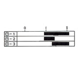 Merit Drehschalter, Symbol 0-1-2 259500