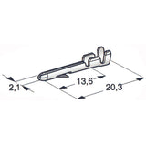 Rundstecker AMP m.Nase f. BMW/VW 260225NKA