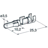 Rundstecker m.Nase f. BMW/VW -6mm2 260360N