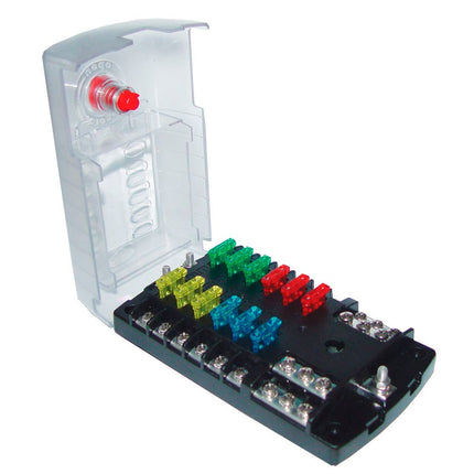 Sicherungsdose 12-pol und Masseverteiler